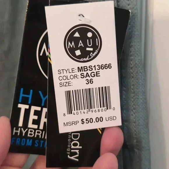 Maui and sons hydro terrain hybrid men's shorts - Picture 3 of 6